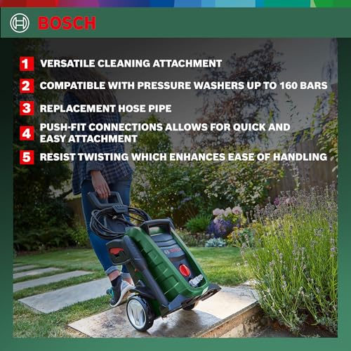 Bosch Home and Garden Yüksek Basınçlı Yıkamalar için 6 Metre Hortum Uzatması (160 Bar'A Kadar Olan Makineler için Uygundur) – MegTR