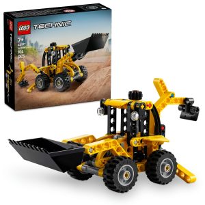 LEGO Technic Kazıcı Yükleyici 42197 – 7 Yaş ve Üzeri Kız ve Erkek Çocukları için Arka Kazıcı, Kepçe ve Dengeleyici İçeren Yapım Seti, Hediye Fikri (104 Parça) – MegTR
