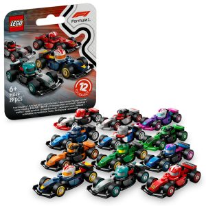 LEGO F1 Koleksiyonluk Yarış Arabaları 71049 – 6 Yaş ve Üzeri Çocuklar için Hediye Fikri, Ferrari ve McLaren Dahil 12 Formula 1 Takımının Mini Modellerini İçeren Oyuncak Araba Yapım Seti (29 Parça) – MegTR