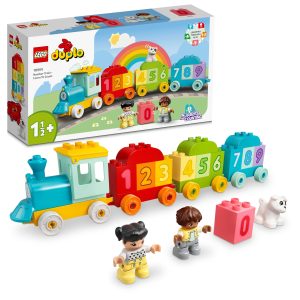 LEGO DUPLO İlk Sayı Treni – Saymayı Öğren 10954-18 Ay ve Üzeri Çocuklar İçin Sayma Yetisini Geliştiren Eğitici Oyuncak Yapım Seti (23 Parça) – MegTR