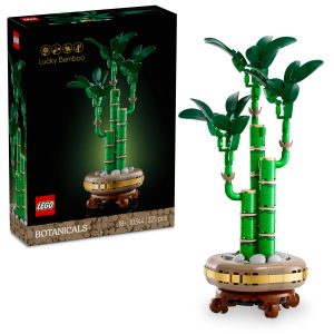 LEGO Botanicals Şans Bambusu 10344 – Yetişkin Kadın ve Erkekler için Bambu Sapları, Çakıl Taşları ve Ahşap Efektli Saksı İçeren Dekoratif Bitki Seti, Ev ve Ofis Dekorasyonu Hediye Fikri (325 Parça) – MegTR