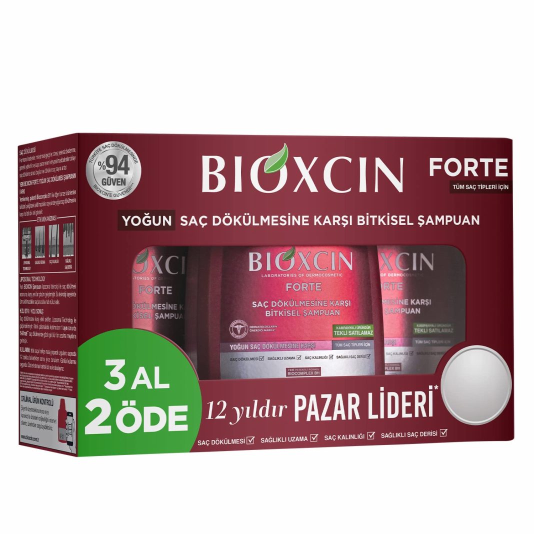Bioxcin Forte Şampuan 300ml 3al2 Öde – MegTR