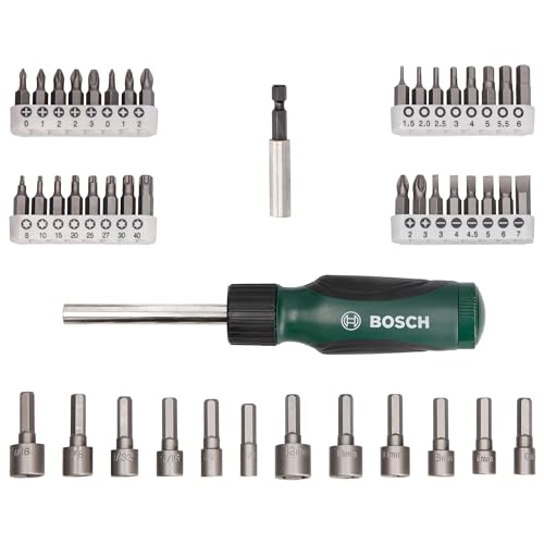 Bosch 46 Parça Tornavida, Vidalama Ve Lokma Uçlu Aksesuar Seti – 2607019504 – MegTR