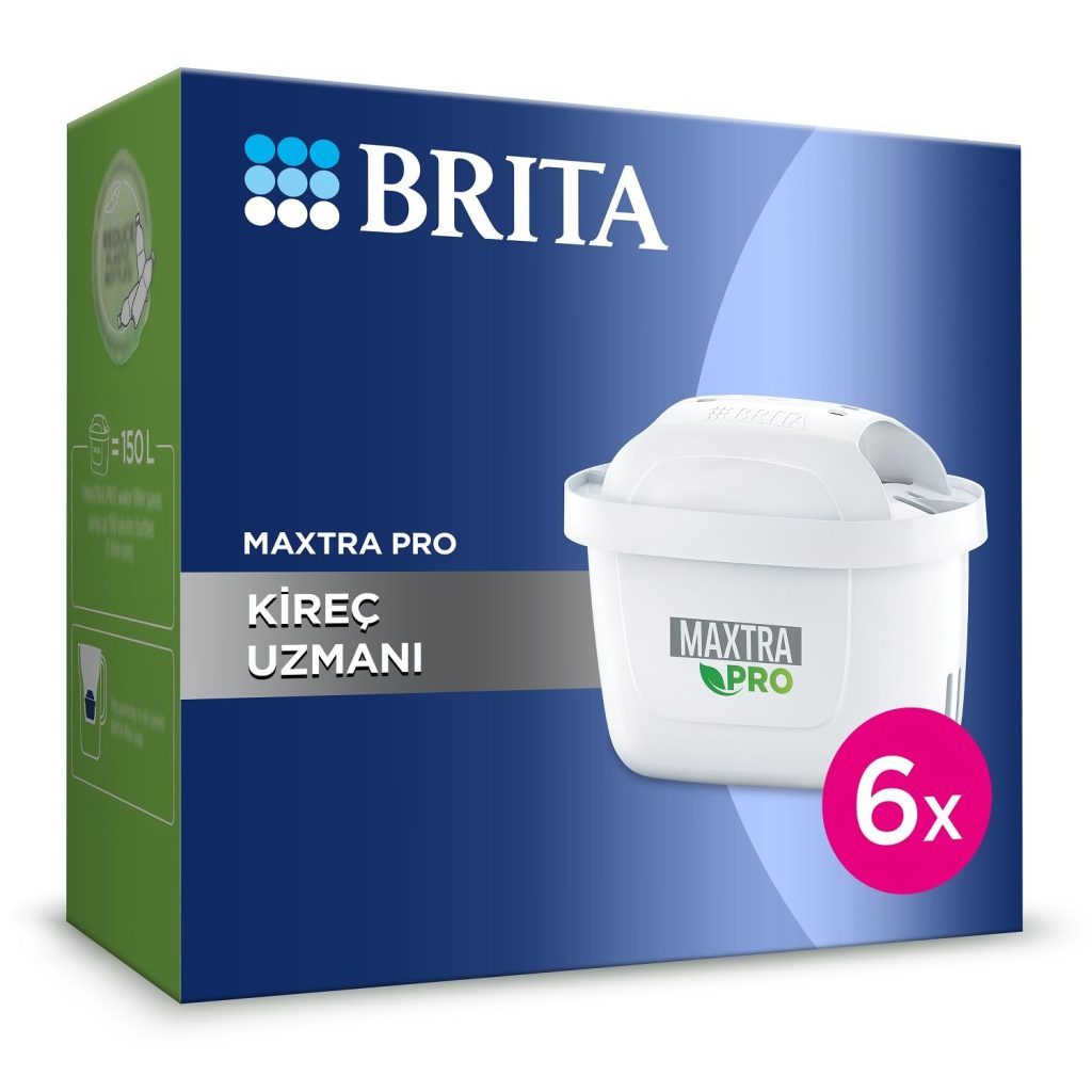 BRITA Maxtra Pro Kireç Uzmanı Yedek Su Arıtma Filtresi 6'lı – MegTR