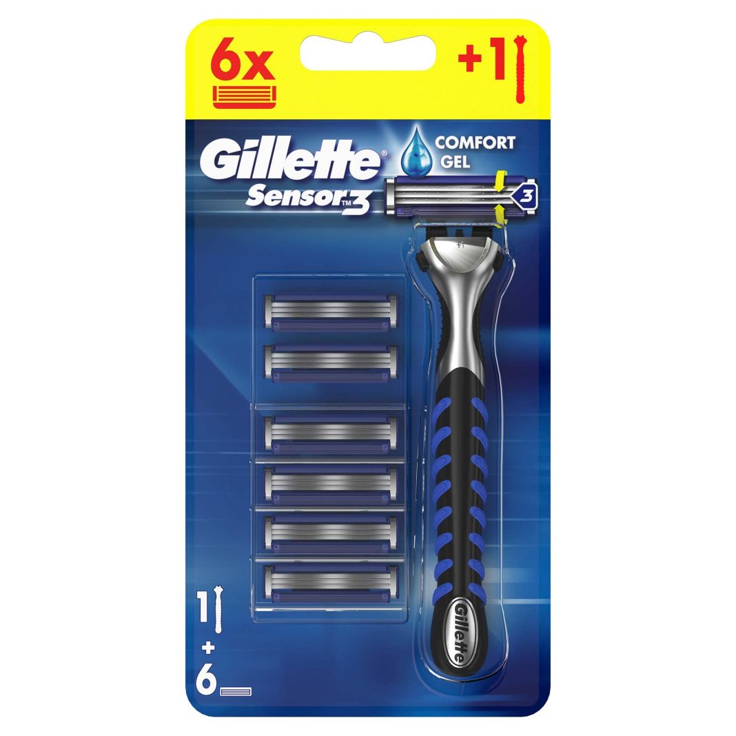 Gillette Sensor3 Tıraş Makinesi Plus 6 Bıçak – MegTR