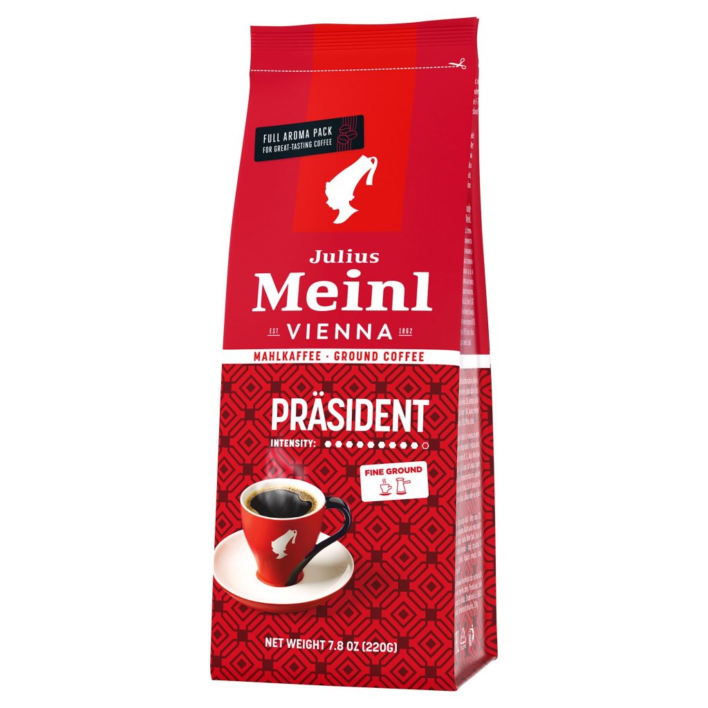 Julius Meinl Präsident Blend Öğütülmüş Filtre Kahve, Orta Kavrulmuş, Yumuşak İçim 220 g – MegTR
