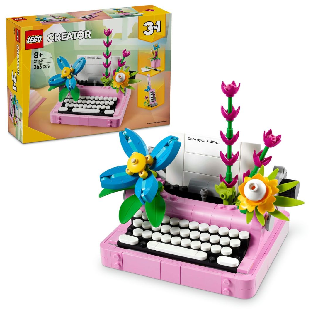 LEGO Creator 3’ü 1 Arada Çiçekli Daktilo 31169-8 Yaş ve Üzeri Çocuklar için Keytar veya Saksıya Dönüşebilen Yaratıcı Oyuncak Yapım Seti, Doğum Günü Hediyesi (363 Parça) – MegTR