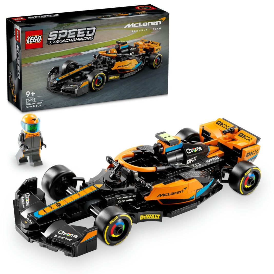 LEGO Speed Champions 2023 McLaren Formula 1 Yarış Arabası Set 76919 – 9 Yaş ve Üzeri Çocuklar için Doğum Günü Hediyesi Fikri, Sürücü Minifigürü İçeren Yaratıcı Oyuncak Yapım Seti (245 Parça) – MegTR