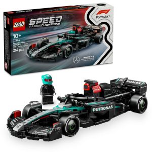 LEGO Speed Champions Mercedes-AMG F1 W15 Yarış Arabası 77244 – 10 Yaş ve Üzeri Kız ve Erkek Çocukları için Koleksiyonluk Sürücü Minifigürü İçeren Yapım Seti ve Sergileme Seti (267 Parça) – MegTR