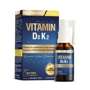 Nutraxin D3K2 Vitamin 30 Ml – MegTR