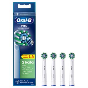Oral-B Cross Action X-Filament Şarjlı Diş Fırçası Yedek Başlığı 4 Adet – MegTR