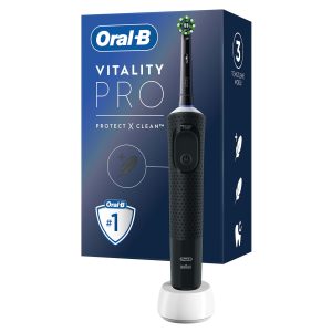 Oral-B Şarjlı/Elektrikli Diş Fırçası Vitality Pro Siyah Koruma ve Temizlik – MegTR