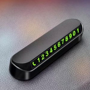 Park Araç Içi Park Telefon Numarası Fosforlu Numaratör Oto Cam Kartı – MegTR