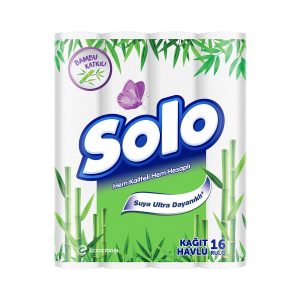 SOLO Bambu Katkılı Kağıt Havlu 16'lı – MegTR