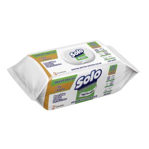 SOLO Yüzey Temizleme Mendili Doğal Güç Beyaz Sabun 100 Yaprak – MegTR