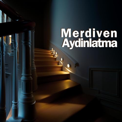 Amber LED Hareket Sensörlü Ledli Gece Lambası Şarj Edilebilir, Taşınabilir 4000k Günışığı (2 Adet) – MegTR