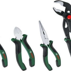 Bosch Home and Garden Pense Seti 4 Parça (Kargaburun, Yan Keski, Pense, Boru Anahtarı) – MegTR