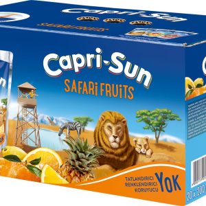 Caprisun Safari (Portakallı, Ananaslı, Mandalinalı) (200 ml x 20 Adet) – MegTR
