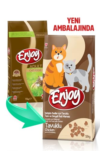 Enjoy Tavuklu Yetişkin Kedi Maması 10 Kg – MegTR