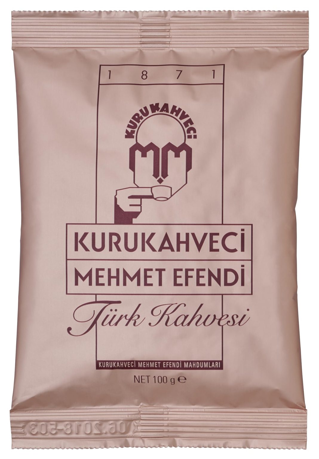 Kurukahveci Mehmet Efendi Türk Kahvesi 100gr Folyo Ambalaj – MegTR