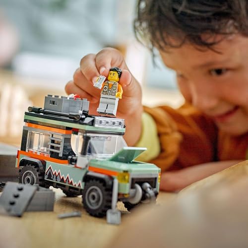 LEGO City 4×4 Arazi Dağ Arabası 60447-6 Yaş ve Üzeri Çocuklar için Yaratıcı Oyuncak Yapım Seti, Doğum Günü Hediyesi (221 Parça) – MegTR