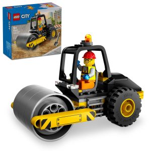 LEGO City Yol Silindiri 60401 – 5 Yaş ve Üzeri Kız ve Erkek Çocuklar için Doğum Günü Hediyesi Fikri, Kürekli ve Baretli İnşaat İşçisi Minifigürü İçeren Yaratıcı Oyuncak Yapım Seti (78 Parça) – MegTR