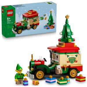 LEGO Noel Baba’nın Dağıtım Kamyonu 40746 – 8 Yaş ve Üzeri Çocuklar için Yılbaşı Hediyeleri, Elf Minifigürü ve Aracın Üstüne Takılabilen Mini LEGO Yılbaşı Ağacı içeren Oyuncak Yapım Seti (224 Parça) – MegTR