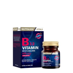 Nutraxin B12 Vitamin 1000 mcg 60 Tablet Takviye Edici Gıda – MegTR