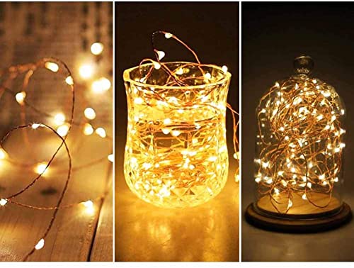 ROBEVE Peri Led Metre Gün Işığı Sarı Renkli Pilli Dekoratif Aydınlatma Süsleme Parti Sarı Led Işık Yılbaşı Led Işık Süsleme Dekorasyon Işığı Şerit Aydınlatma Led (Günışığı, 5) – MegTR