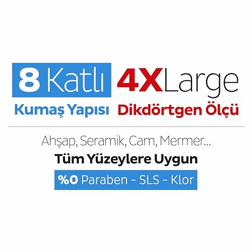 Sleepy Easy Clean Çamaşır Suyu Katkılı Mopa Uyumlu Yer Temizlik Havlusu&Mendili 50 Yaprak – MegTR