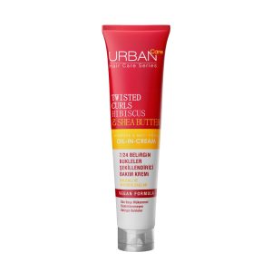 URBAN Care Twisted Curls Hibiscus & Shea Butter Kıvırcık ve Dalgalı Saçlara Özel Durulanmayan Bakım Kremi 175 ml- Vegan – MegTR