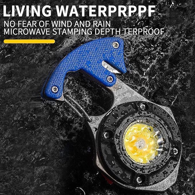 Orret Home Çok Fonksiyonlu Mini El Feneri – COB Anahtarlık Tipi, 7 Modlu 800 Lümen Işık, USB Type-C Şarjlı, Kamp Ateş Başlatıcı, Düdük, Jilet, Şişe Açacağı, Acil Durum ve Outdoor Kullanım İçin – MegTR