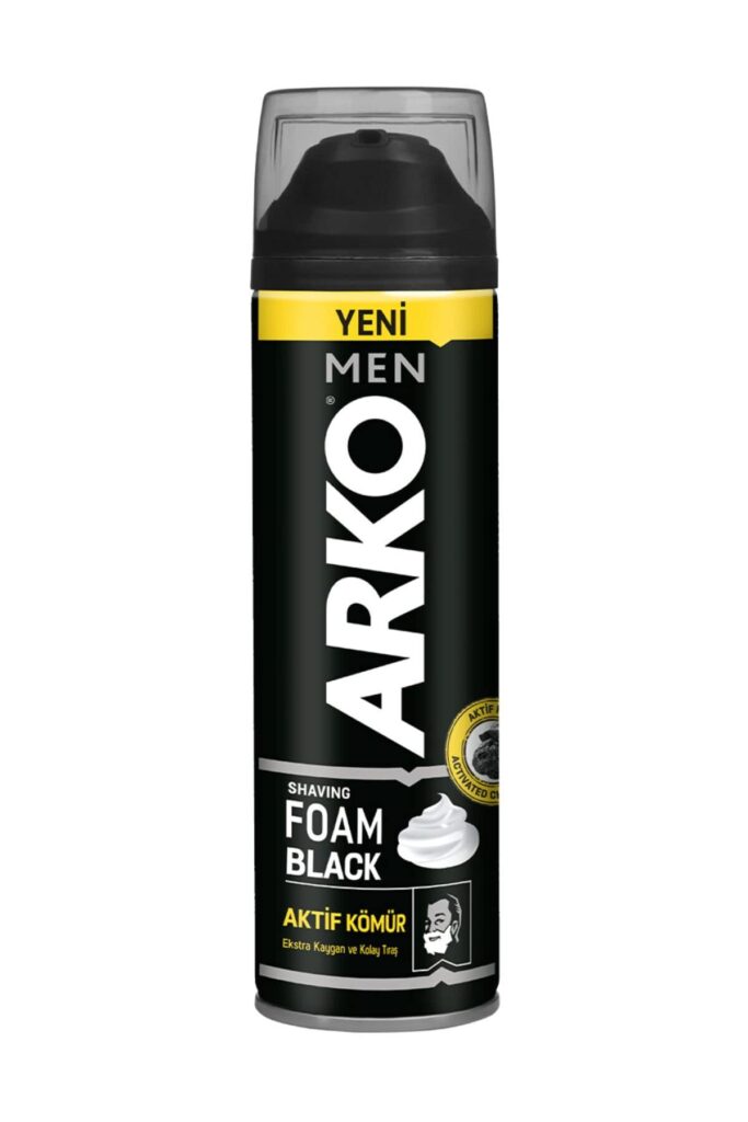 ARKO MEN Black Tıraş Köpüğü, 200 Mililitre – MegTR