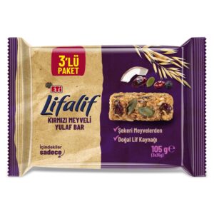 Eti Lifalif Kırmızı Meyveli Yulaf Bar 3 x 35 g – MegTR