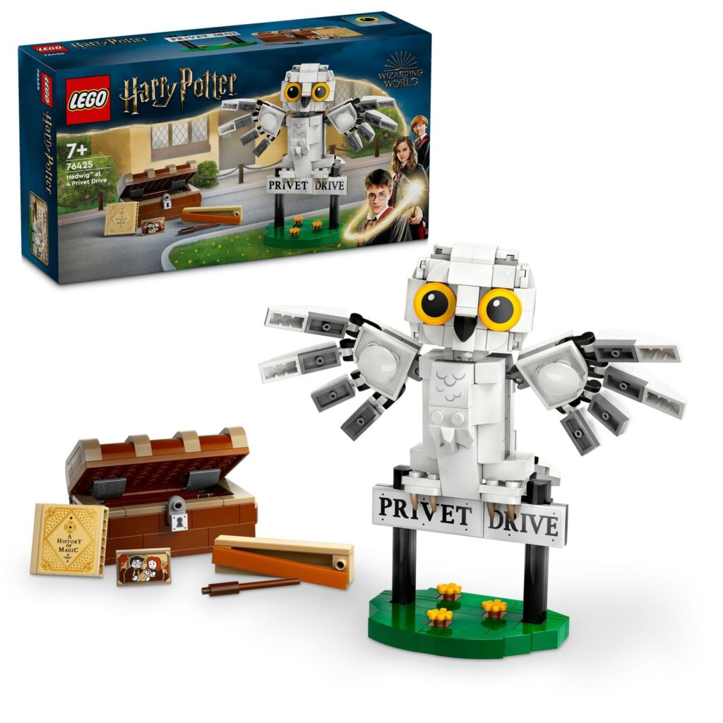LEGO Harry Potter Hedwig, Privet Drive 4 Numara’da 76425-7 Yaş ve Üzeri Harry Potter Hayranları için Koleksiyonluk Yaratıcı Oyuncak Yapım Seti (336 Parça) – MegTR