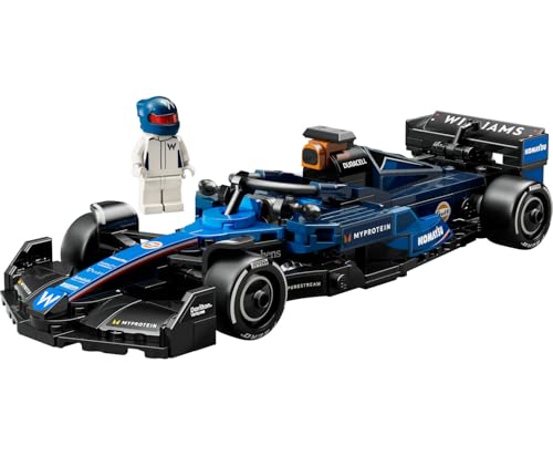 LEGO Speed Champions Williams Racing FW46 F1 Yarış Arabası 77249 – 10 Yaş ve Üzeri Kız ve Erkek Çocukları ile Yetişkin Motorseverler için Sürücü Minifigürü İçeren Yapım ve Sergileme Seti (263 Parça) – MegTR