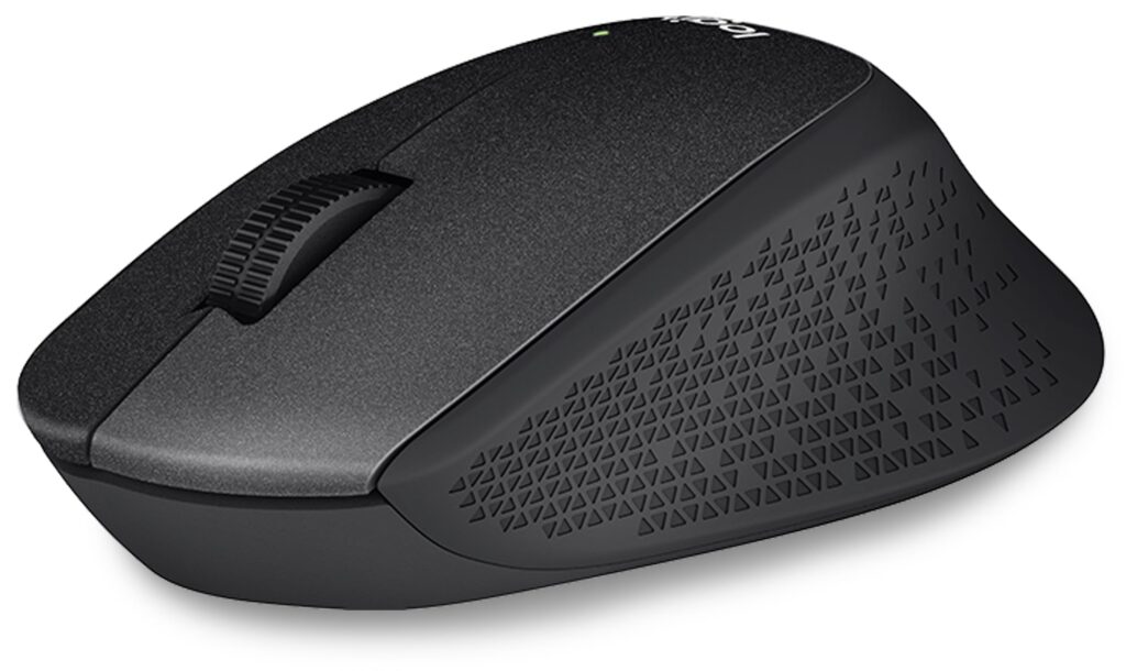 Logitech M330 Sessiz Kablosuz Mouse, Sağ Elle Kullanıma Uygun, 10 m Kullanım Mesafesi, 1.000 DPI Yüksek Hassasiyetli Optik İzleme, 18 Ay Pil Ömrü, Siyah – MegTR
