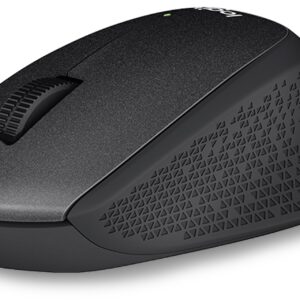 Logitech M330 Sessiz Kablosuz Mouse, Sağ Elle Kullanıma Uygun, 10 m Kullanım Mesafesi, 1.000 DPI Yüksek Hassasiyetli Optik İzleme, 18 Ay Pil Ömrü, Siyah – MegTR