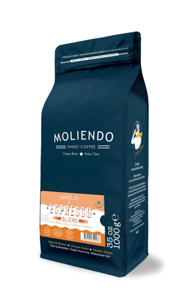 Moliendo Finest Coffee Amalfi Espresso Blend Kahve (Çekirdek) 1000 g – MegTR