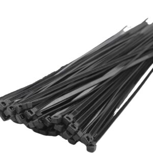 Orret Home 100 Adet Kablo Bağı Seti, Amerikan Kelepçesi, Cırt Elektrik Kablo Bağı, Dayanıklı ve Çok Yönlü Kullanım için İdeal, Organizasyon ve Düzenleme (Siyah, 2.5x150mm) – MegTR