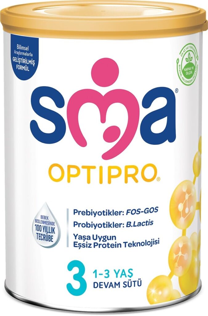 SMA Optipro 3 Devam Sütü (1-3 Yaş, 800 g) – MegTR