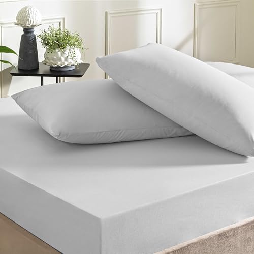 Taç Color Dreams Ranforce Queen Size Fitted Çarşaf Seti Gri – MegTR