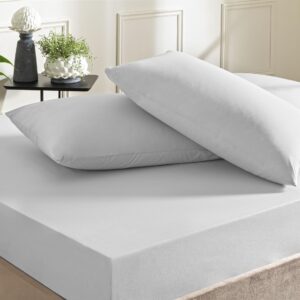 Taç Color Dreams Ranforce Queen Size Fitted Çarşaf Seti Gri – MegTR