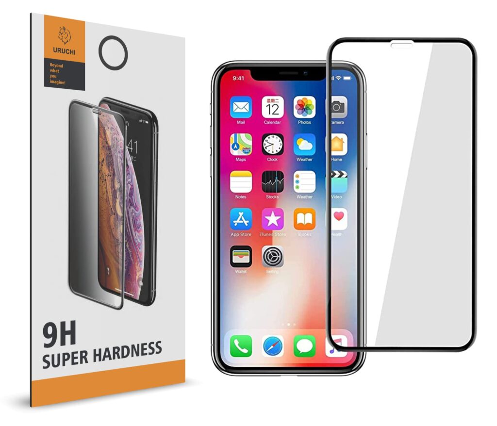 URUCHI iPhone 11 / Xr Anti-Statik Ekran Koruyucu, HD Tam Kapsamlı Ekran Kapağı Cam Filmi – MegTR