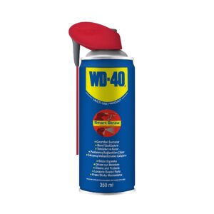 WD-40, Çok Amaçlı Sıvı, Binlerce Uygulama için Yağ Çözücü, Pas Sökücü, Makine ve Elektrikli Cihazlar için Temizleyici ve Koruyucu, 1x350ml – MegTR