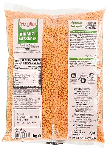 yayla Kırmızı Mercimek, 1 kg – MegTR