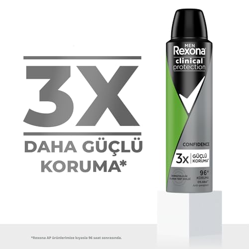 Rexona Men Clinical Protection Erkek Sprey Deodorant Confidence 150 ml – MegTR