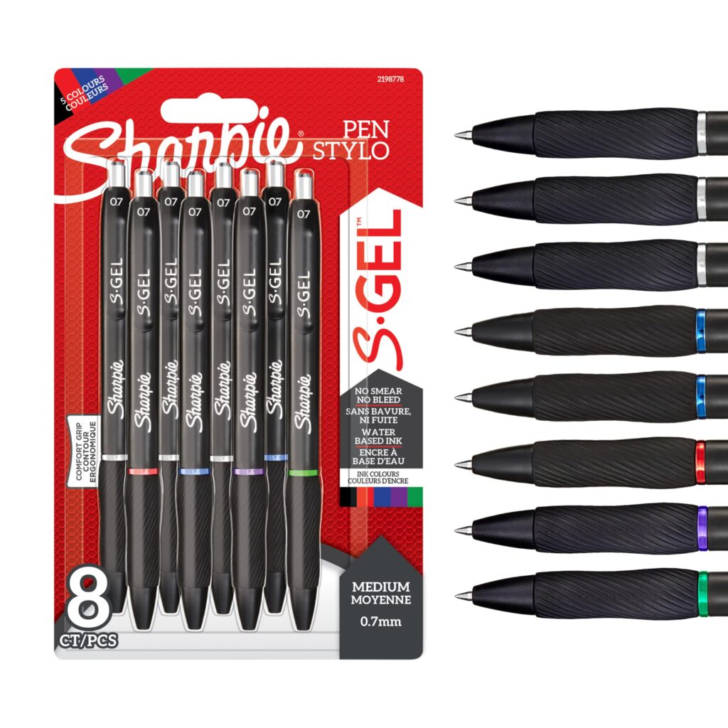 Sharpie Gel Jel mürekkepli kalem, 0.7 mm, 8li Bls – MegTR