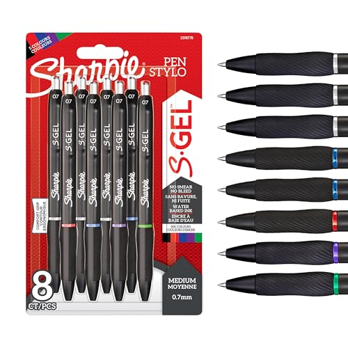 Sharpie Gel Jel mürekkepli kalem, 0.7 mm, 8li Bls – MegTR