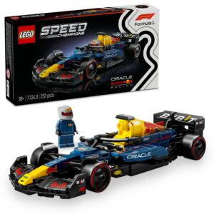 LEGO Speed Champions Oracle Red Bull Racing RB20 F1 Yarış Arabası 77243 – Yetişkinler için Koleksiyonluk Sürücü Minifigürü ve Orijinal Detaylar İçeren Koleksiyonluk Model Yapım Seti (251 Parça) – MegTR